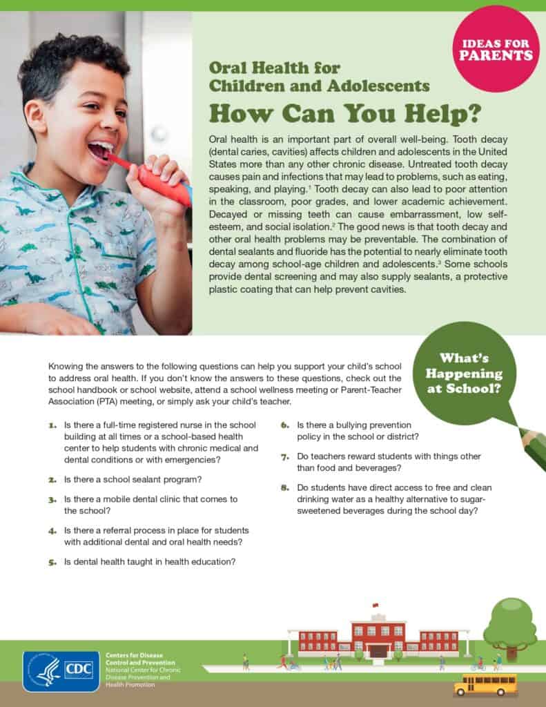 Child brushing teeth, promoting oral health awareness.